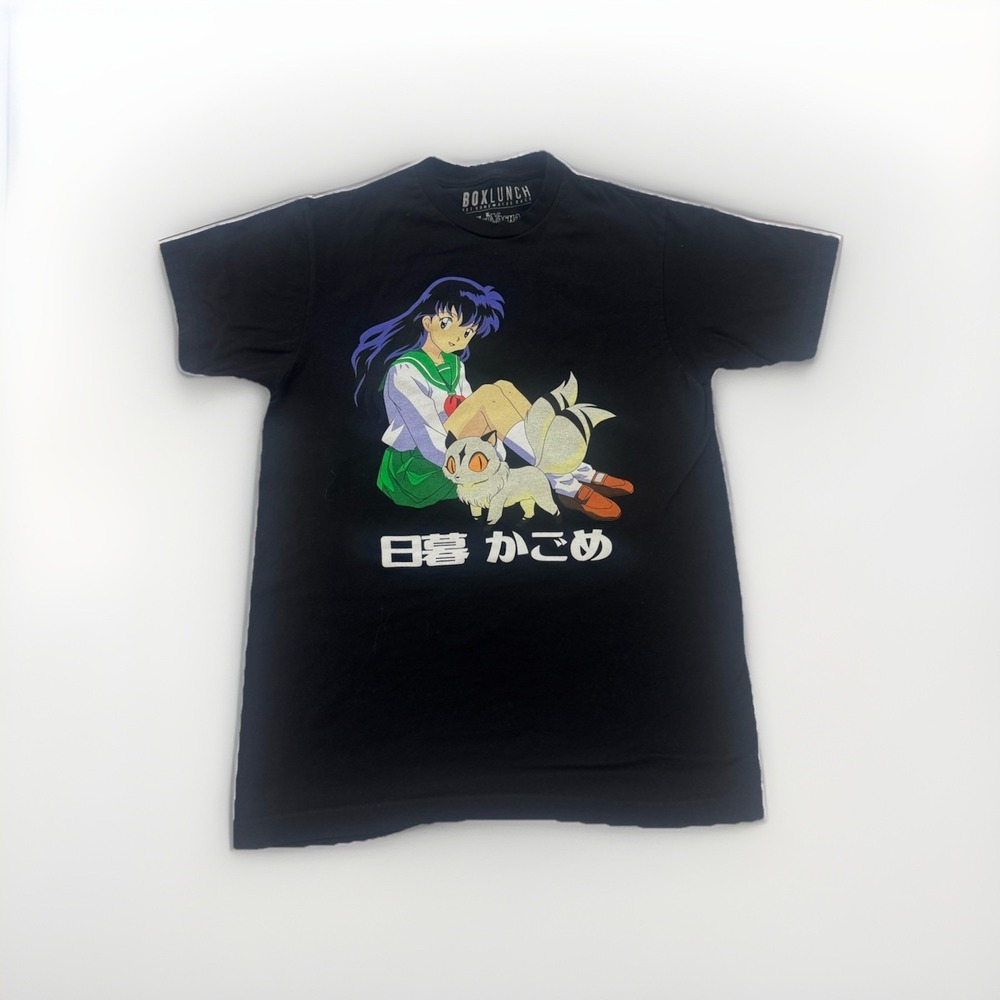 Unisex Boxlunch Inuyasha/ Kagome Black t Shirt Size Large